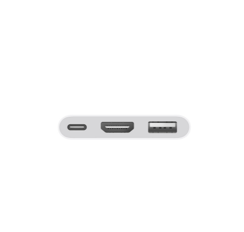 Apple usb-c to digital AV multiport adapter white