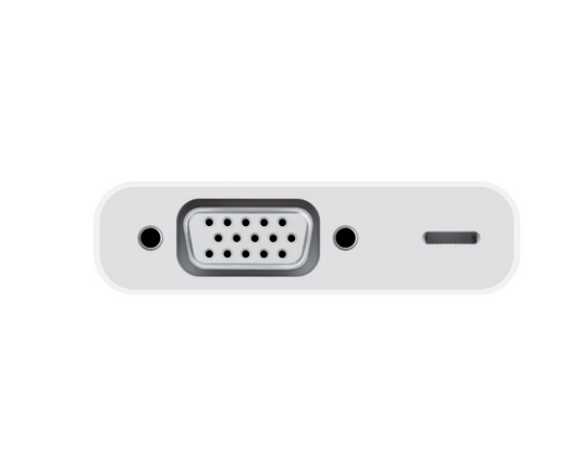 Apple lightning to VGA adapter