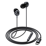 Acefast l6 usb-c in-ear wired earphones with mic black
