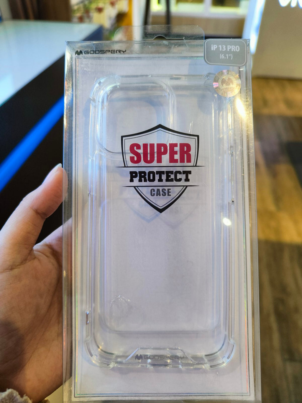GOOSPERY SUPER PROTECT CASE FOR IPHONE 13 MINI, 13 PRO CLEAR