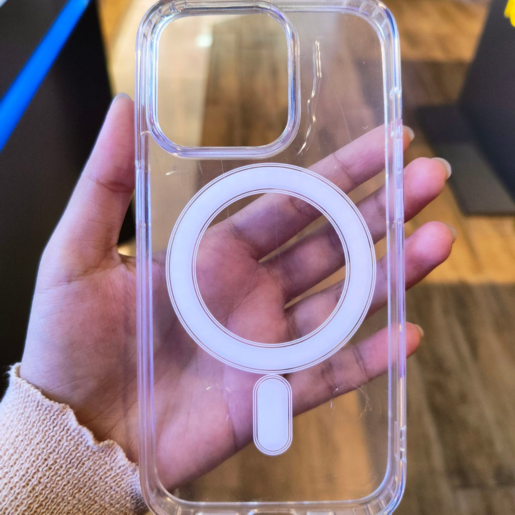 GOOSPERY MAGSAFE JEL HARD CASE FOR IPHONE 14 SERIES CLEAR