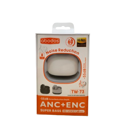 Abodos TW-73 ANC Bluetooth Headset White