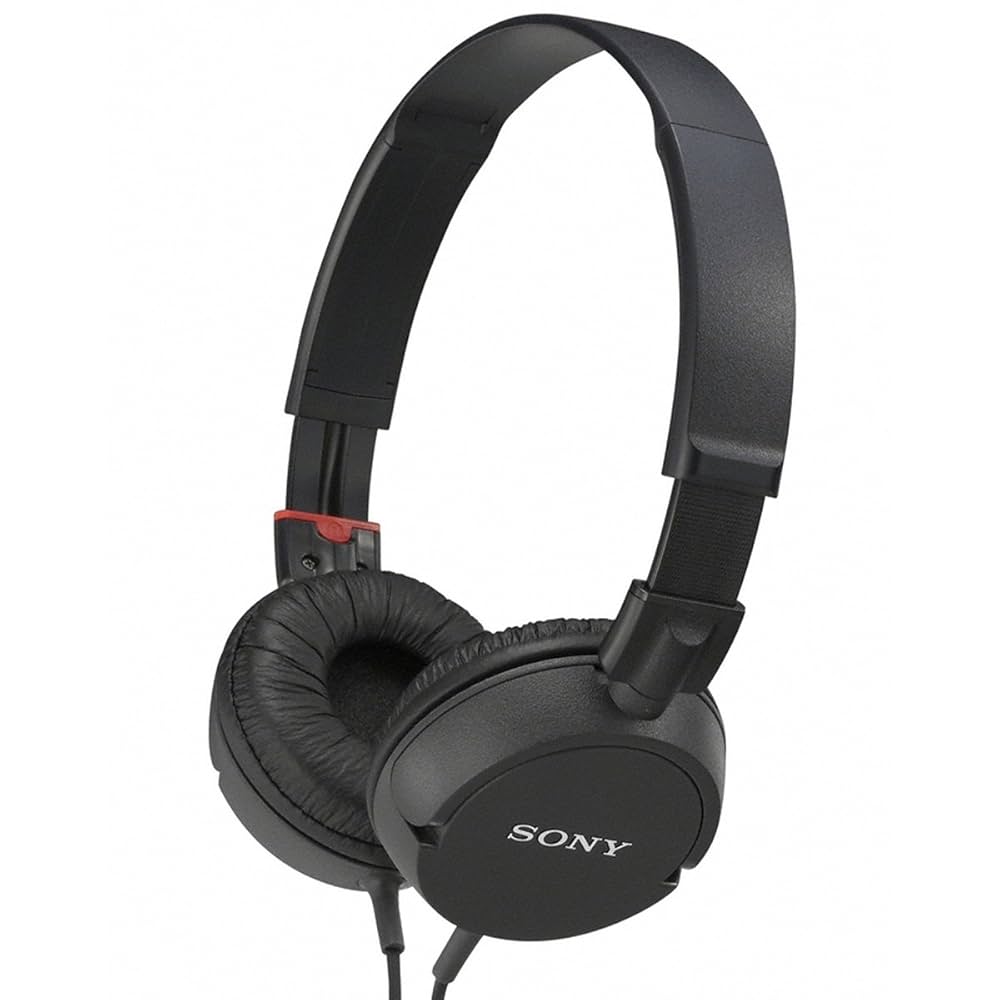 SONY MDR-ZX100A BLACK HEADPHONES