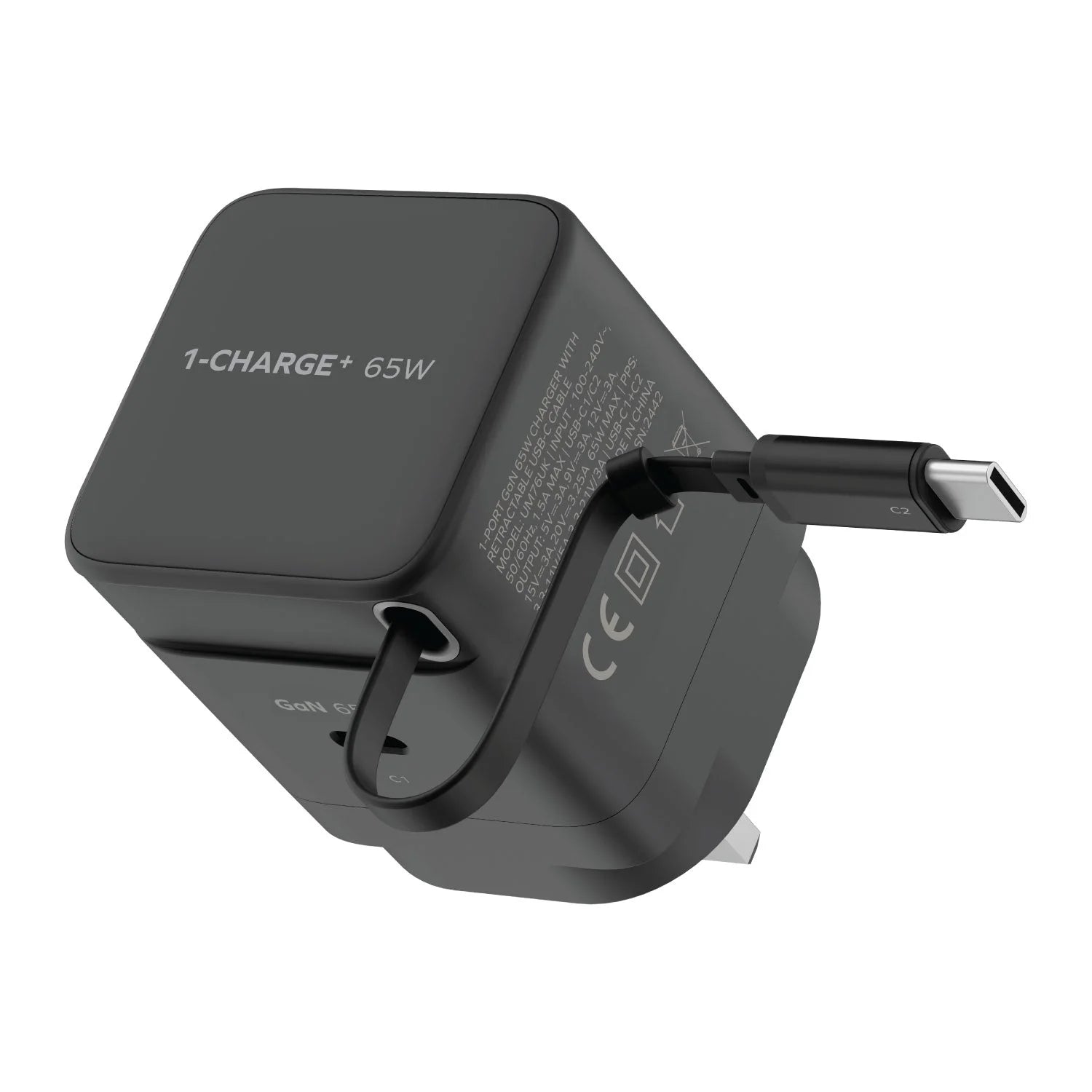 MOMAX 1-CHARGE 65W 1-PORT CHARGER (UM69CN)