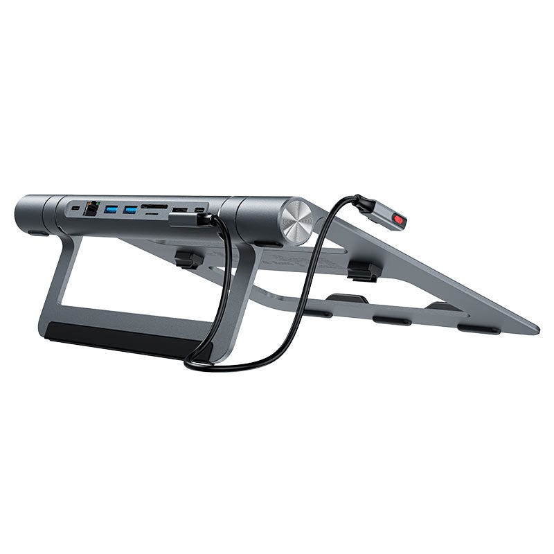 ACEFAST E5 USB-C MULTIFUNTIONAL STAND HUB FOR MACBOOK SPACE GRAY