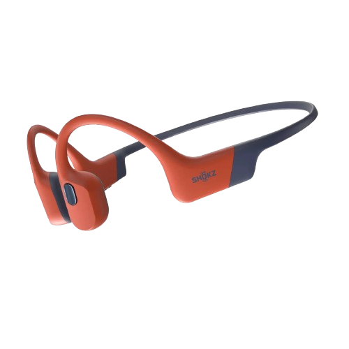 SHOKZ OPENSWIM PRO BONE CONDUCTION SPORT HEADPHONES RED