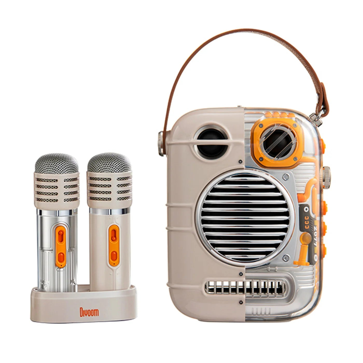 DIVOOM SPARK PRO BLUETOOTH SPEAKER WITH MIC WHITE