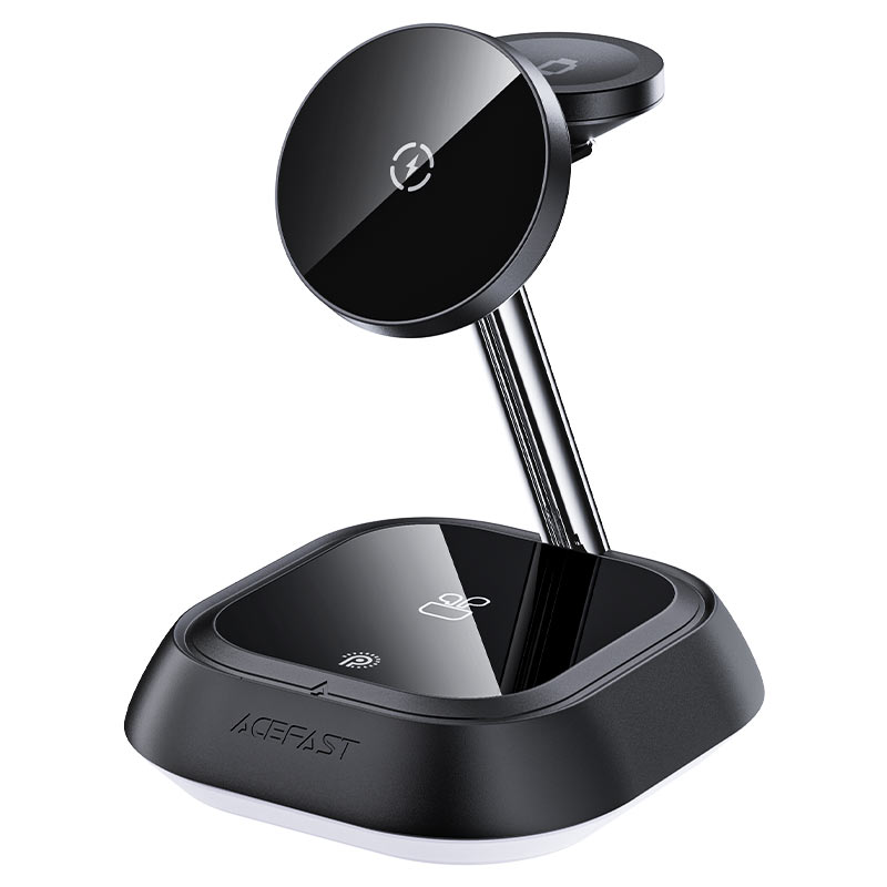 ACEFAST E16 DESKTOP 3-IN-1 WIRELESS CHARGING HOLDER BLACK