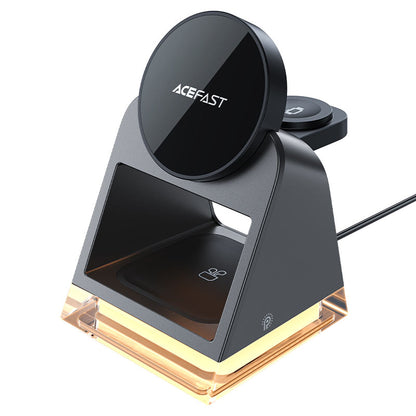 Acefast E17 Desktop 3-in-1 Wireless charging holder black