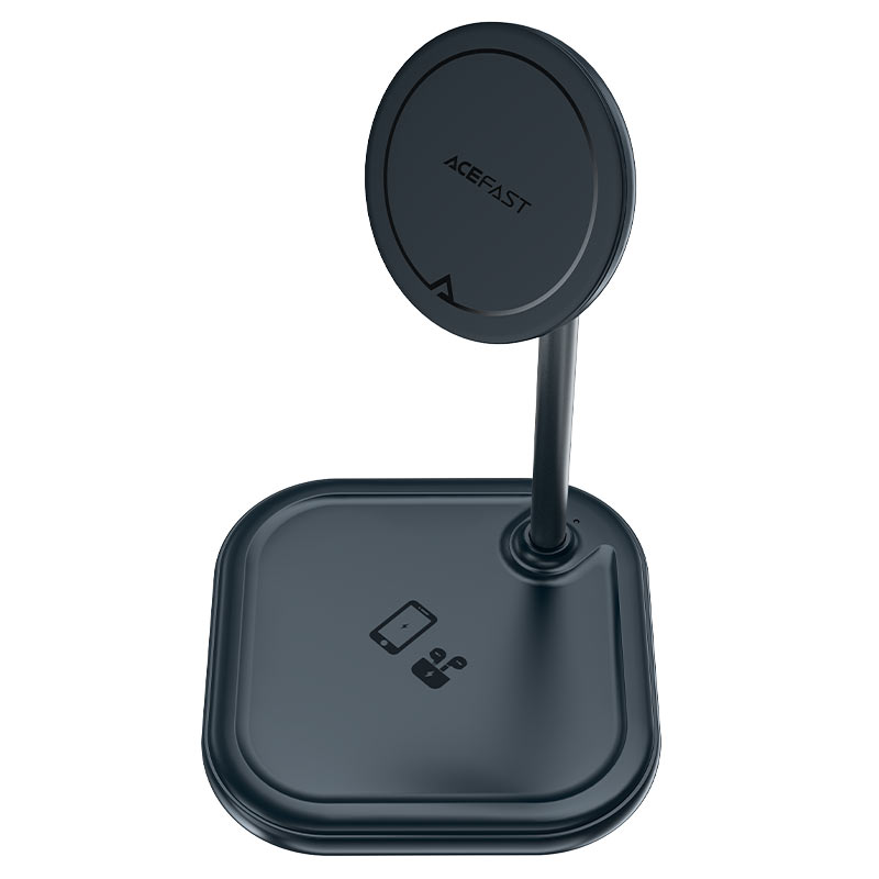 ACEFAST E6 DESKTOP 2-IN-1 WIRELESS CHARGING HOLDER GRAY