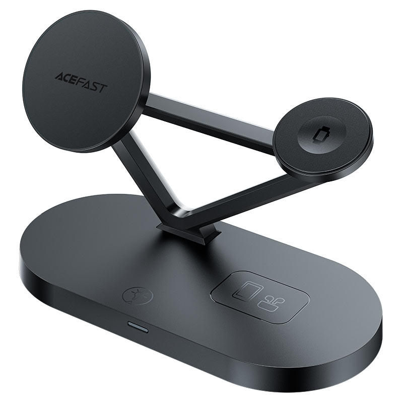 ACEFAST E9 DESKTOP 3-IN-1 WIRELESS CHARGING HOLDER GRAY
