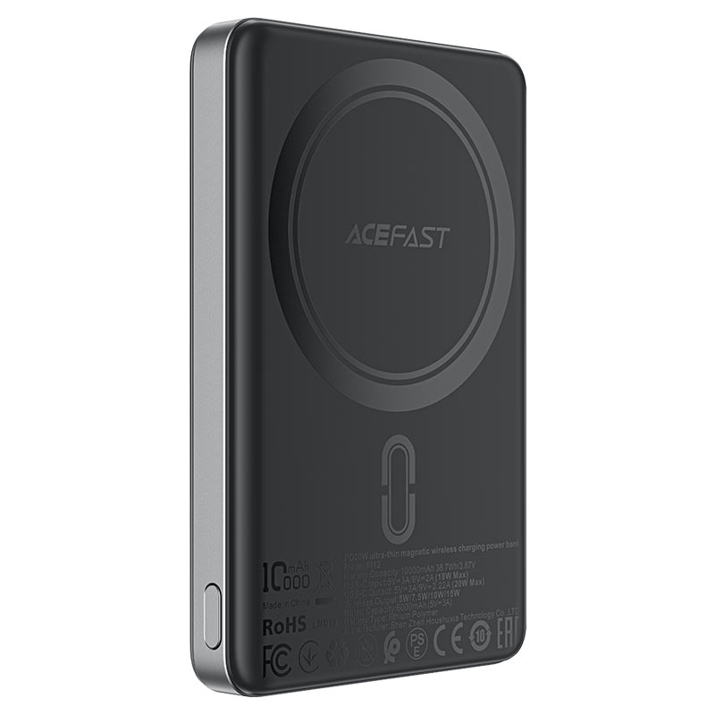 ACEFAST M12 10000 mAh PD20W MAGNETIC WIRELESS POWERBANK
