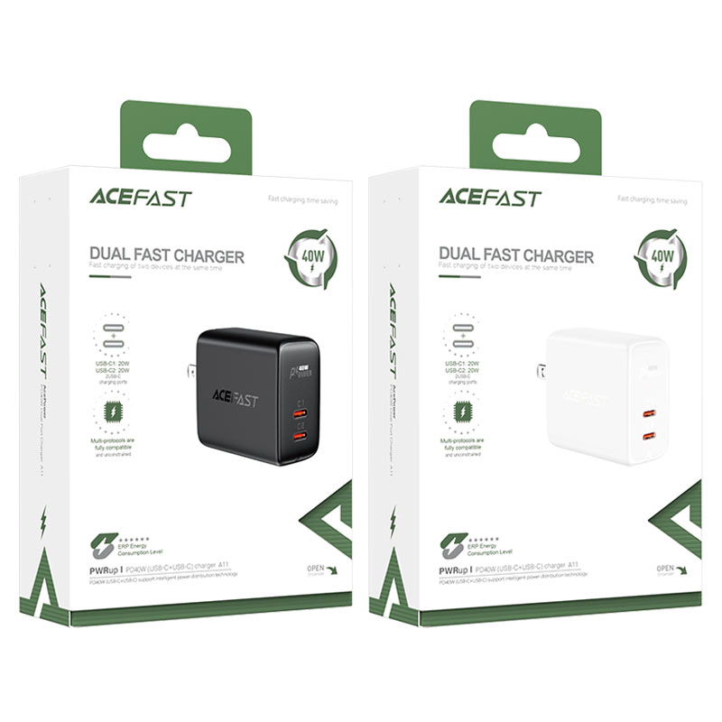 ACEFAST A11 40W PD DUAL PORT CHARGER