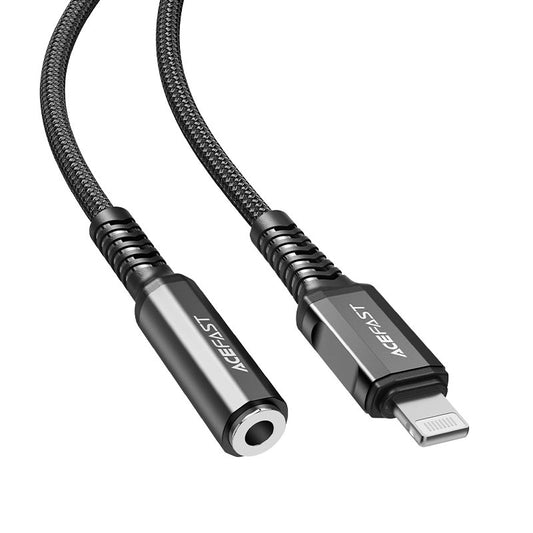 Acefast C1-05 lightning to 3.5mm aluminum alloy jack adapter  (0.18M)