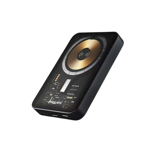 PHILIPS SEE-THROUGH 10000 mAh MAGNETIC POWERBANK (DLP9779TB)