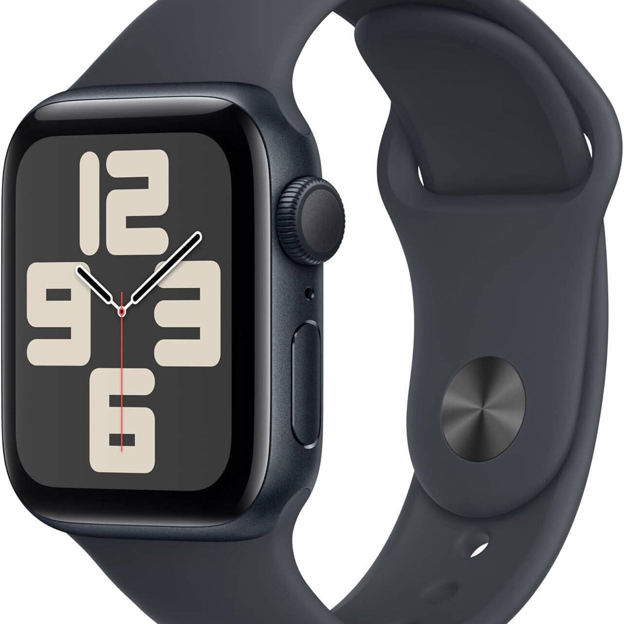 APPLE WATCH SE 2 (2024) 40MM MIDNIGHT ALUMINUM WITH MIDNIGHT SPORT BAND (M/L) MXE93LL/A