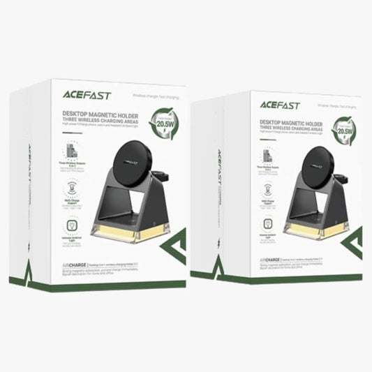 Acefast E17 Desktop 3-in-1 Wireless charging holder black