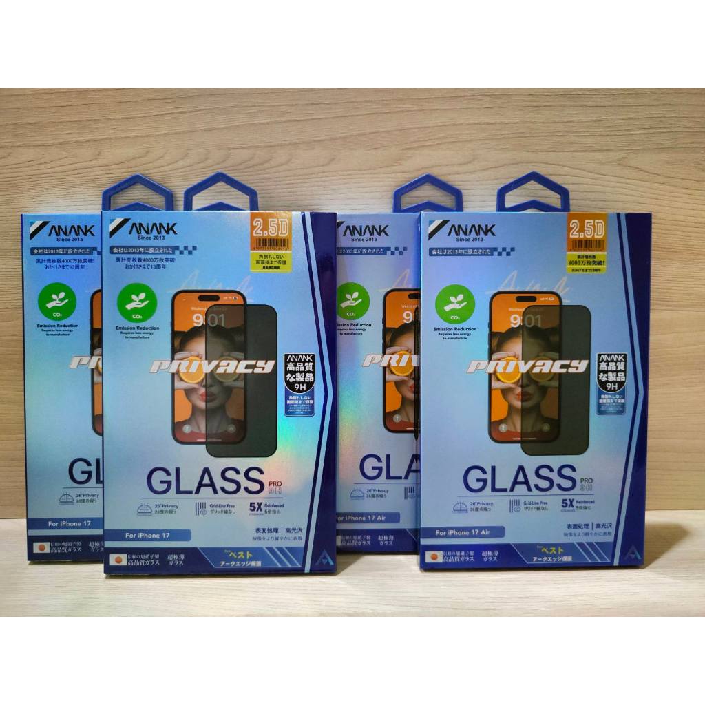 ANANK 2.5D PRIVACY GUARD FOR IPHONE 17 SERIES