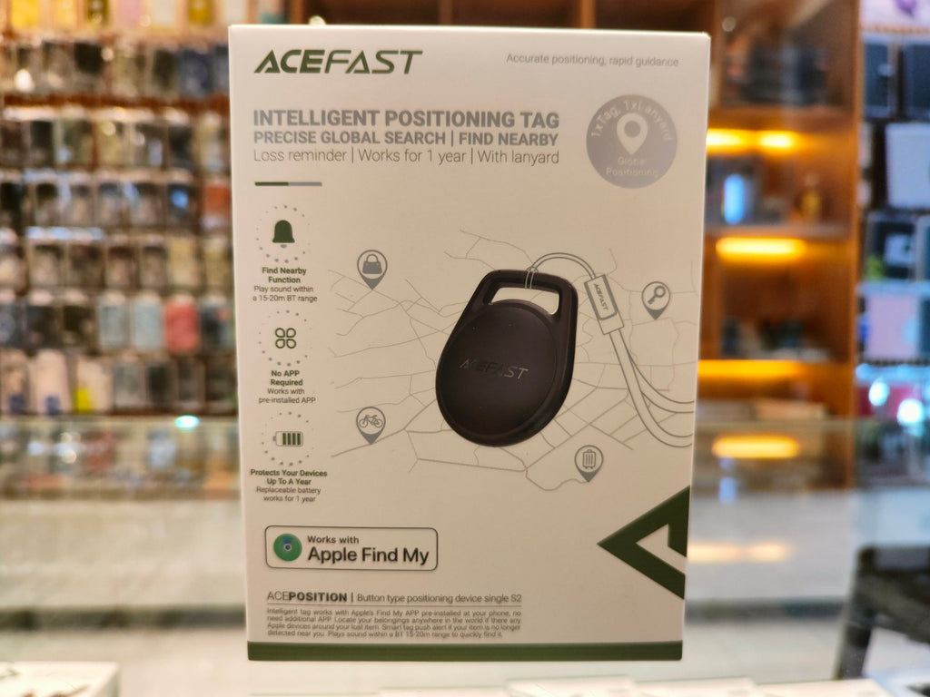 ACEFAST S2 BUTTON TYPE POSITIONING DEVICE (1PC) BLACK